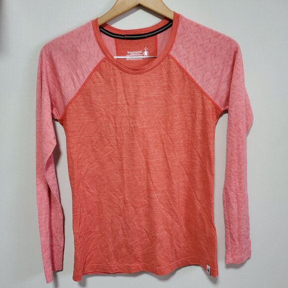 SMARTWOOL Merino Sport 150 Long Sleeve Base Layer Top Shirt Breathable Womens XS - Picture 2 of 12